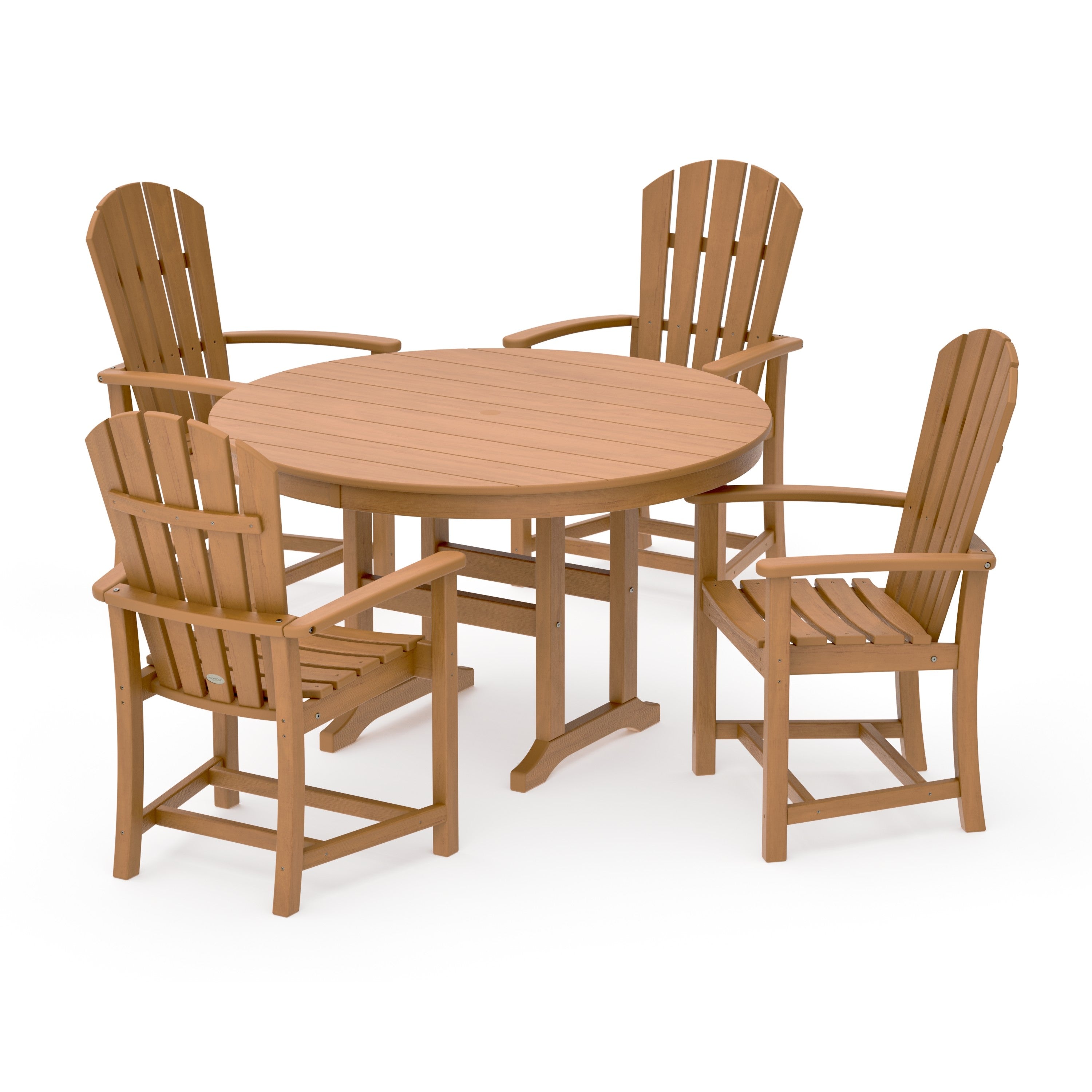 Palm Coast 5-Piece Round Farmhouse Dining Set