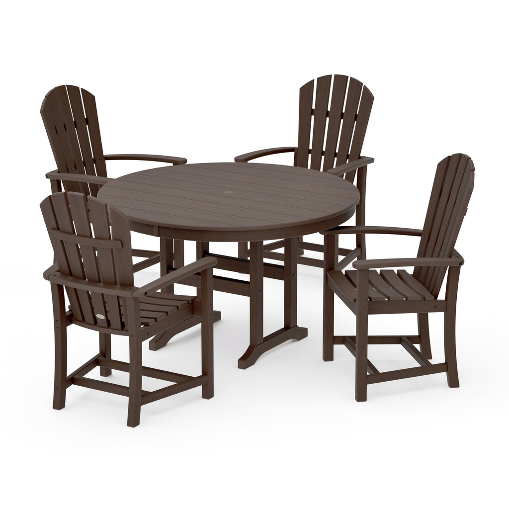 Palm Coast 5-Piece Round Farmhouse Dining Set