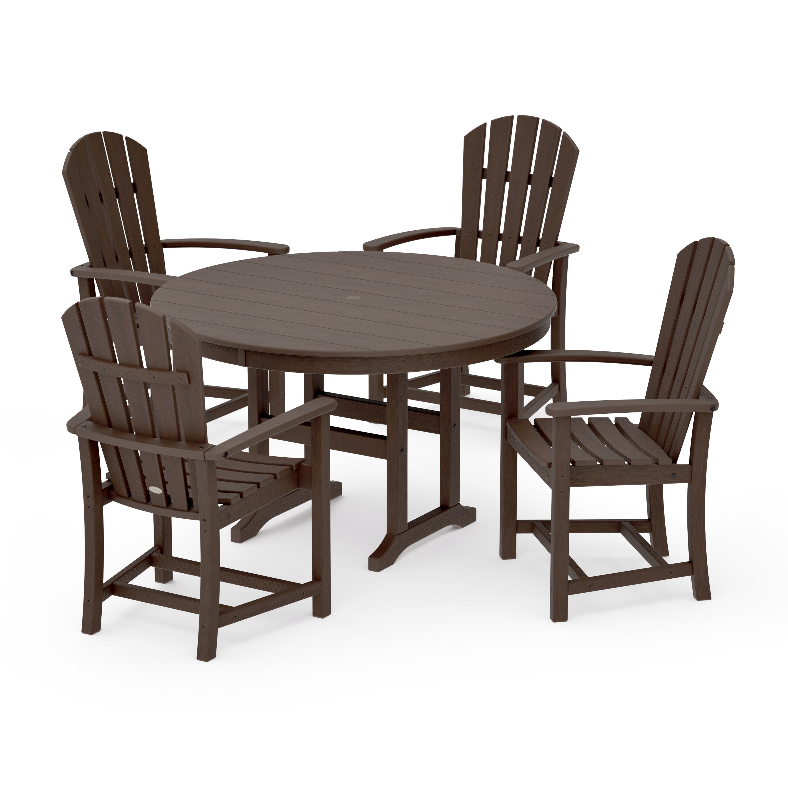 Palm Coast 5-Piece Round Farmhouse Dining Set
