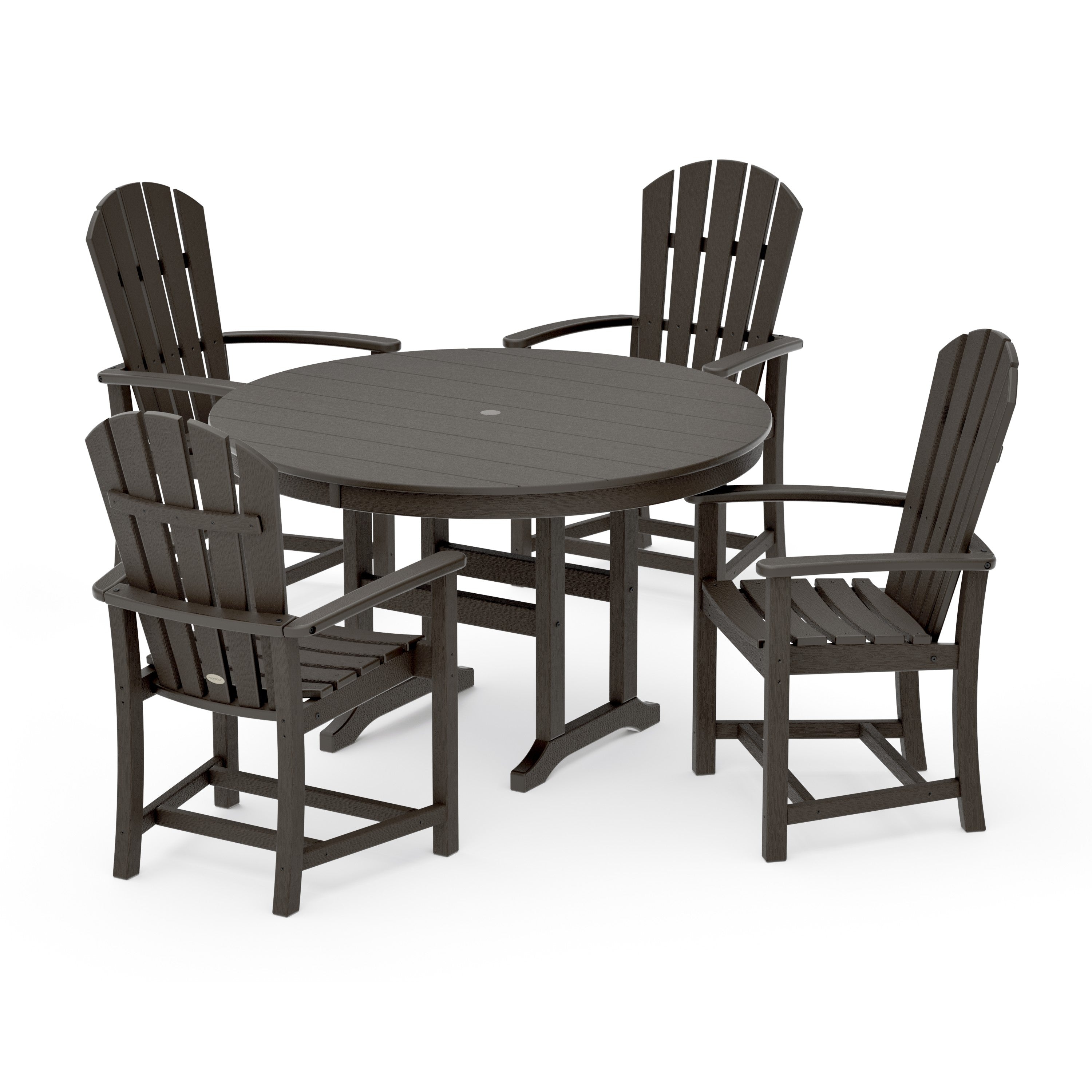 Palm Coast 5-Piece Round Farmhouse Dining Set