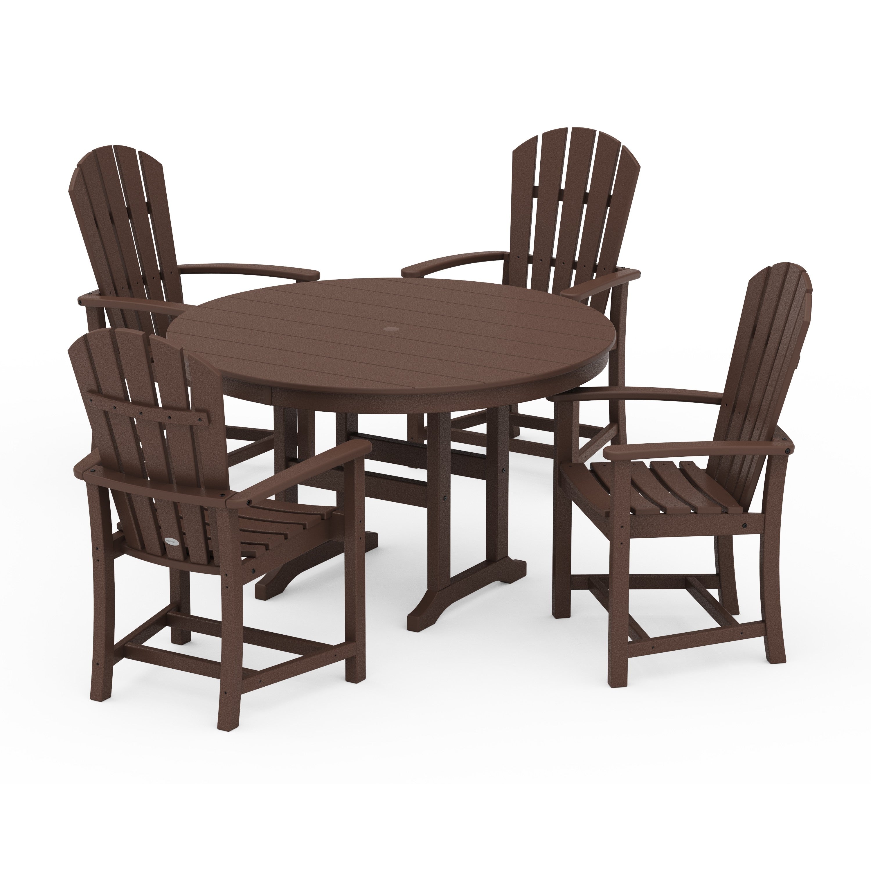 Palm Coast 5-Piece Round Farmhouse Dining Set