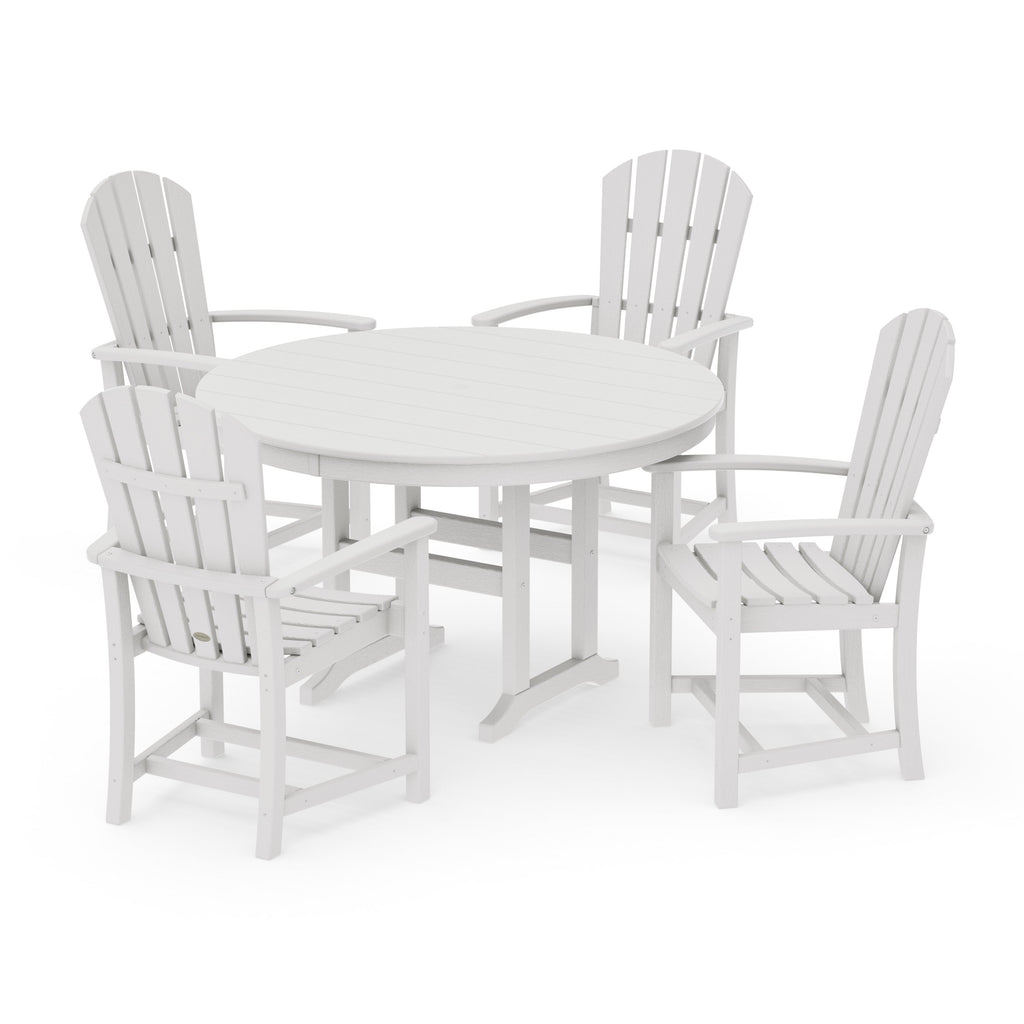 Palm Coast 5-Piece Round Farmhouse Dining Set