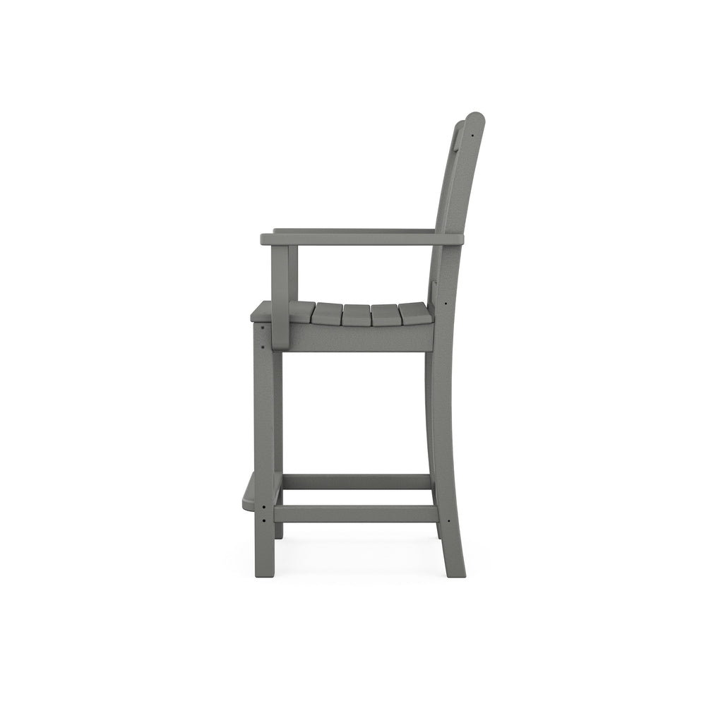 Traditional Garden Counter Arm Chair