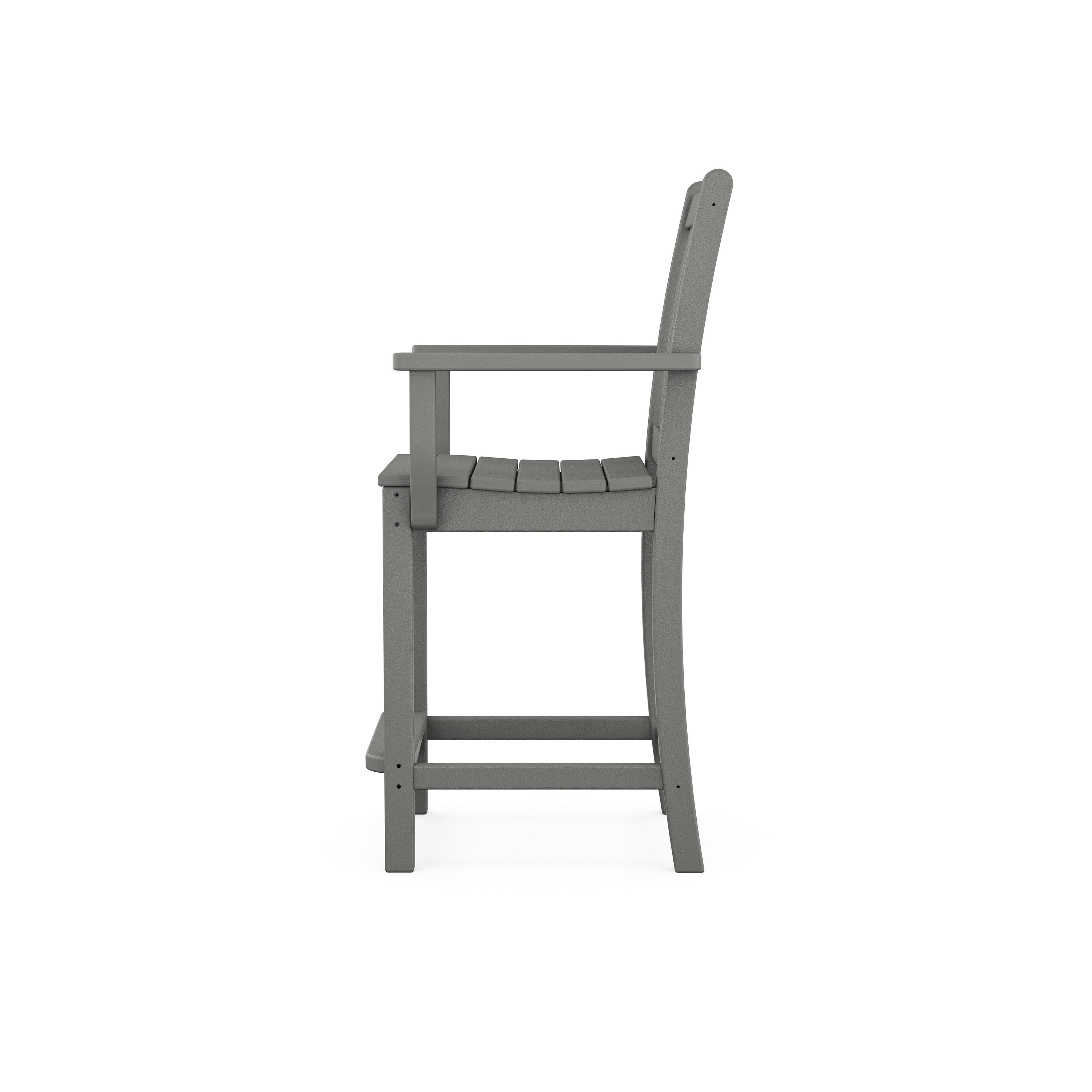 Traditional Garden Counter Arm Chair