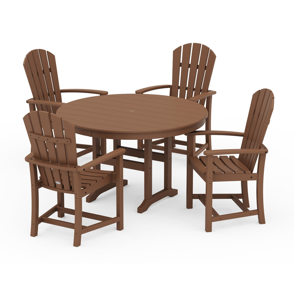 Palm Coast 5-Piece Round Farmhouse Dining Set