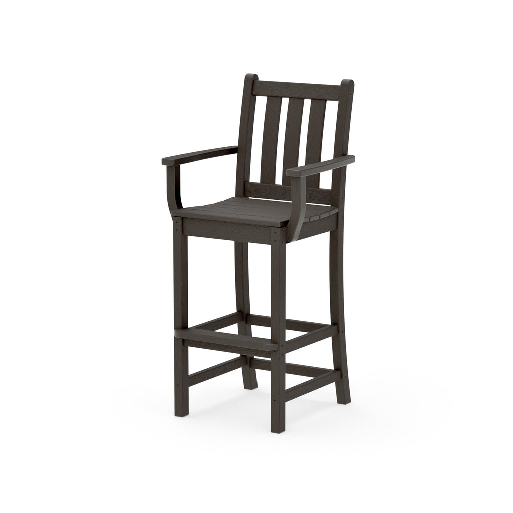 Traditional Garden Bar Arm Chair
