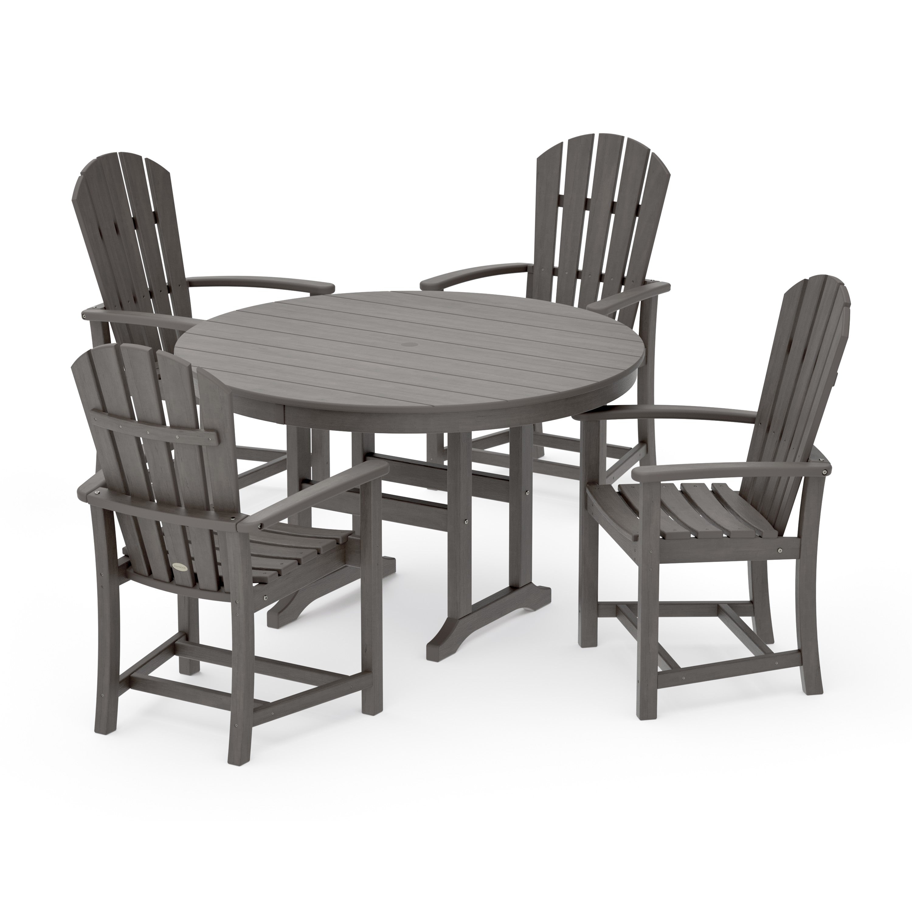 Palm Coast 5-Piece Round Farmhouse Dining Set