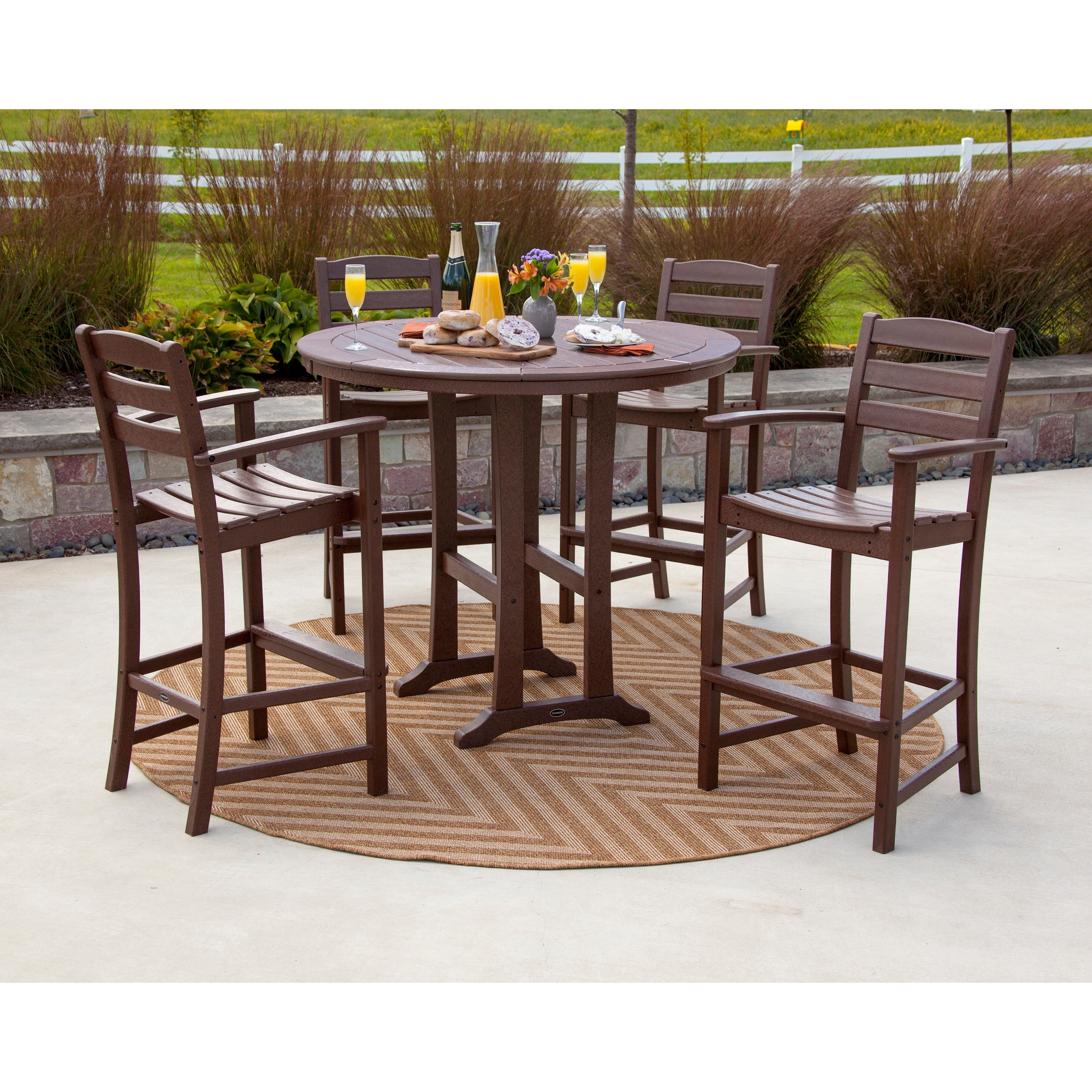 La Casa Café 5-Piece Bar Dining Set