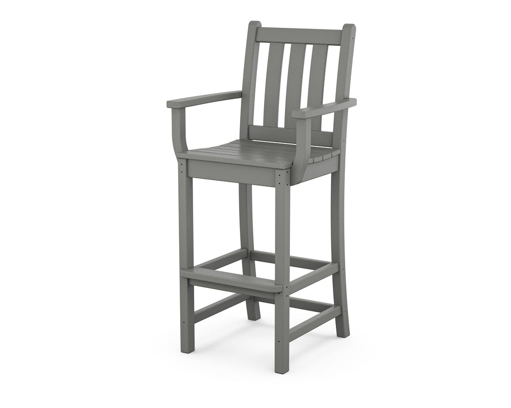 Traditional Garden Bar Arm Chair
