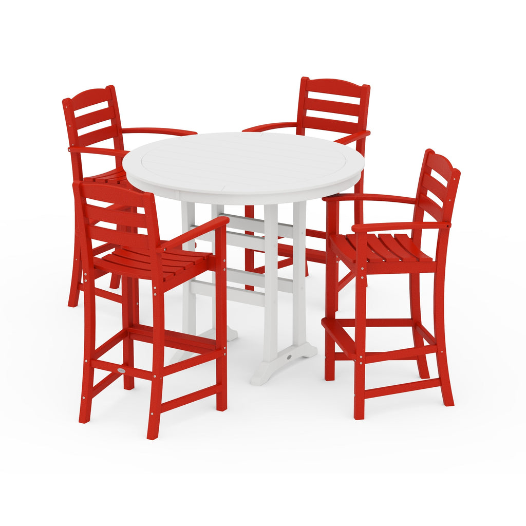 La Casa Café 5-Piece Bar Dining Set