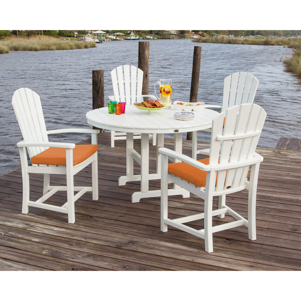 Palm Coast 5-Piece Round Farmhouse Dining Set