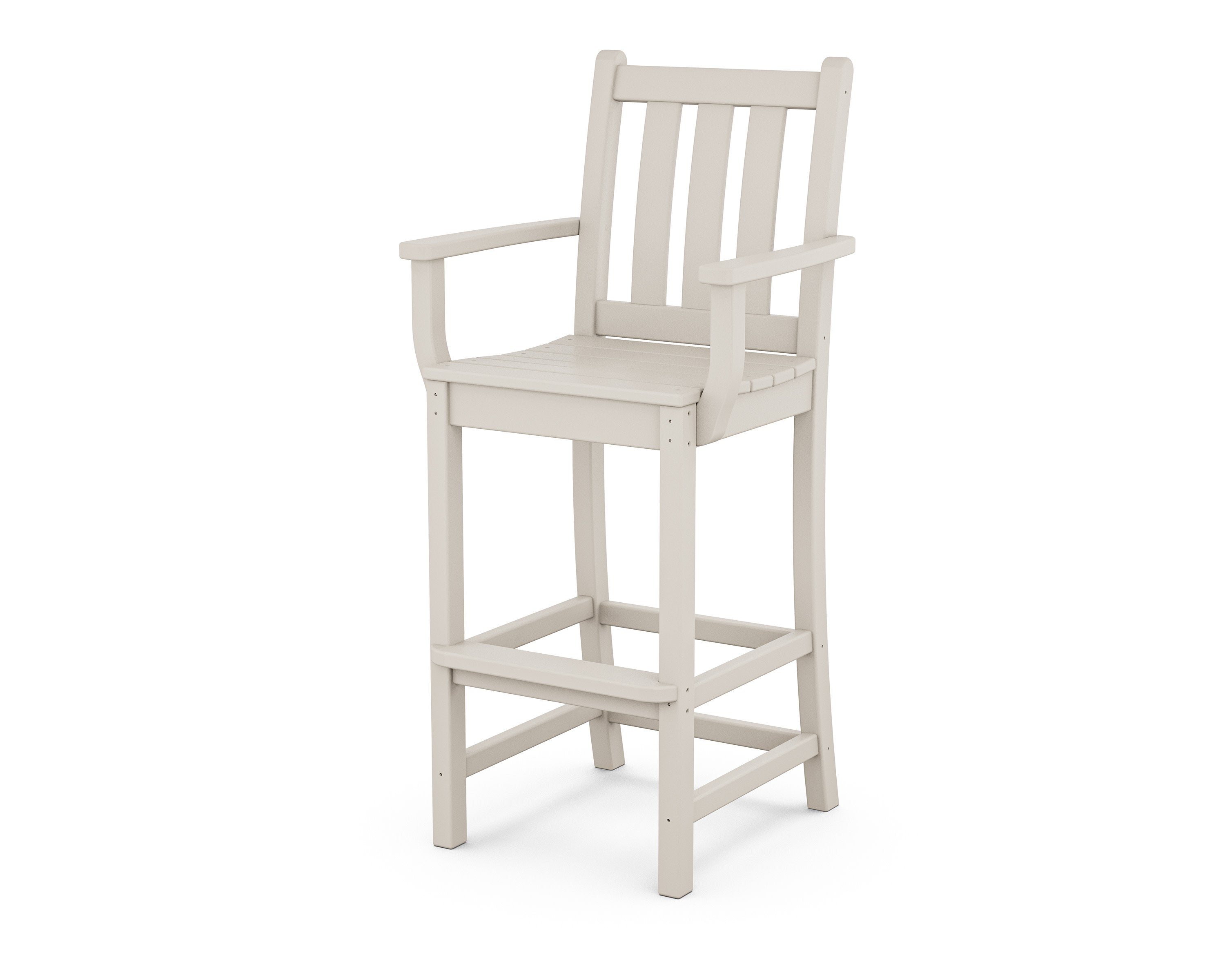 Traditional Garden Bar Arm Chair