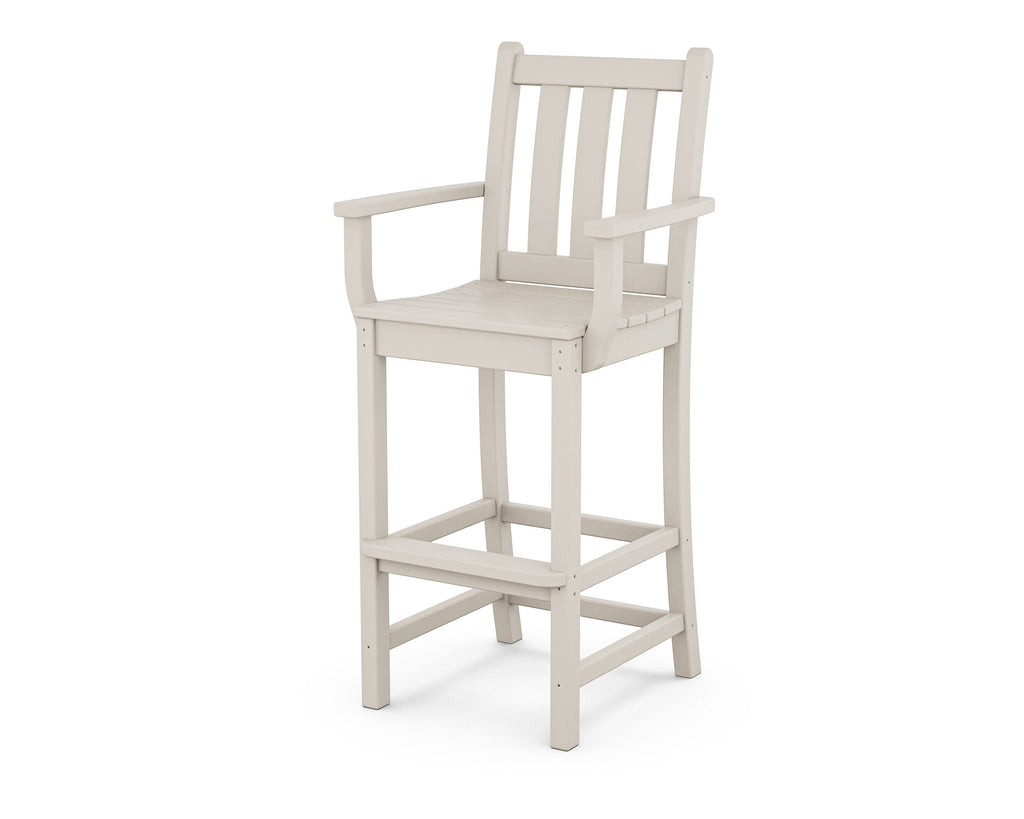 Traditional Garden Bar Arm Chair