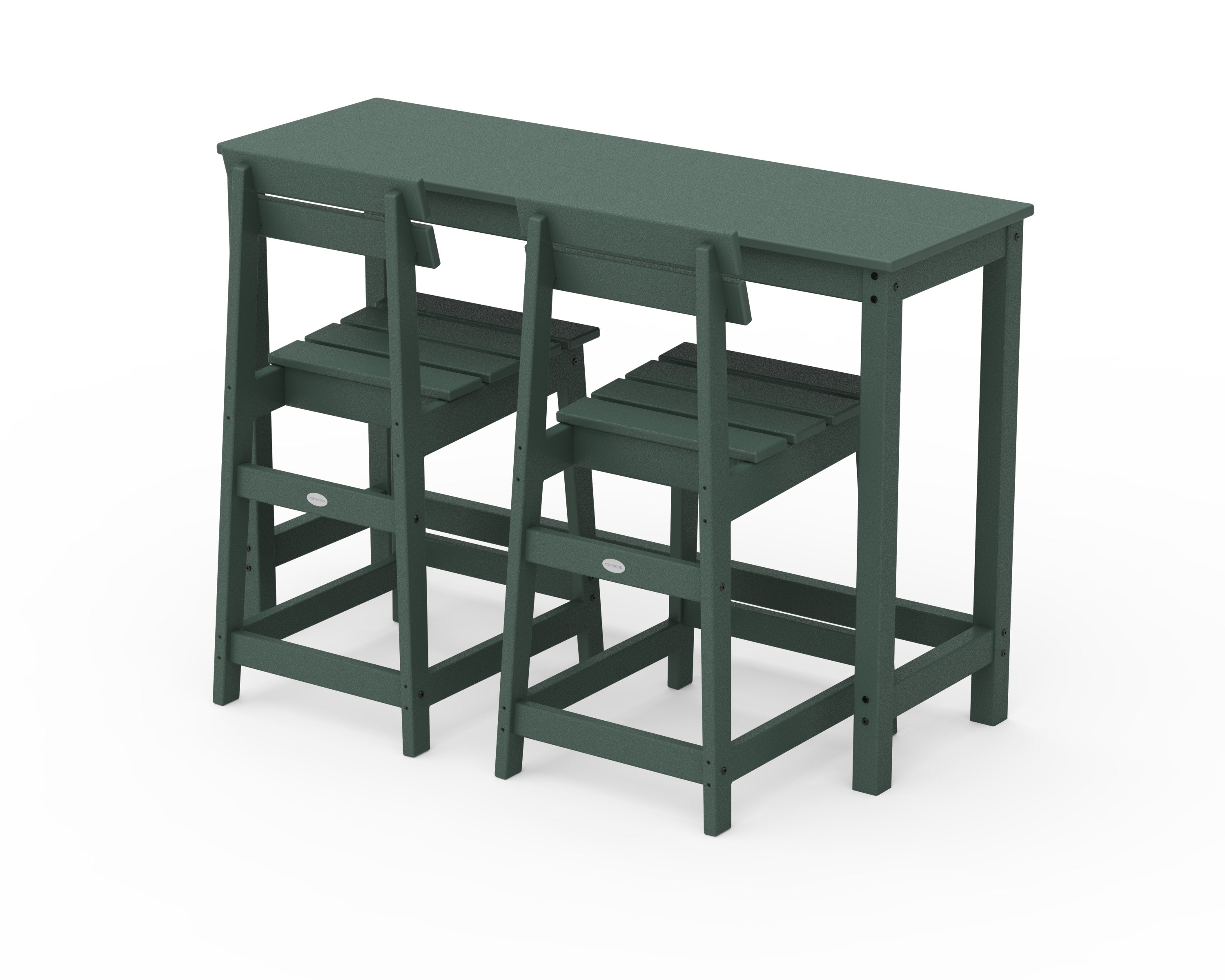 Modern Studio Plaza Counter Chair 3-Piece Balcony Set