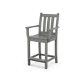 Traditional Garden Counter Arm Chair