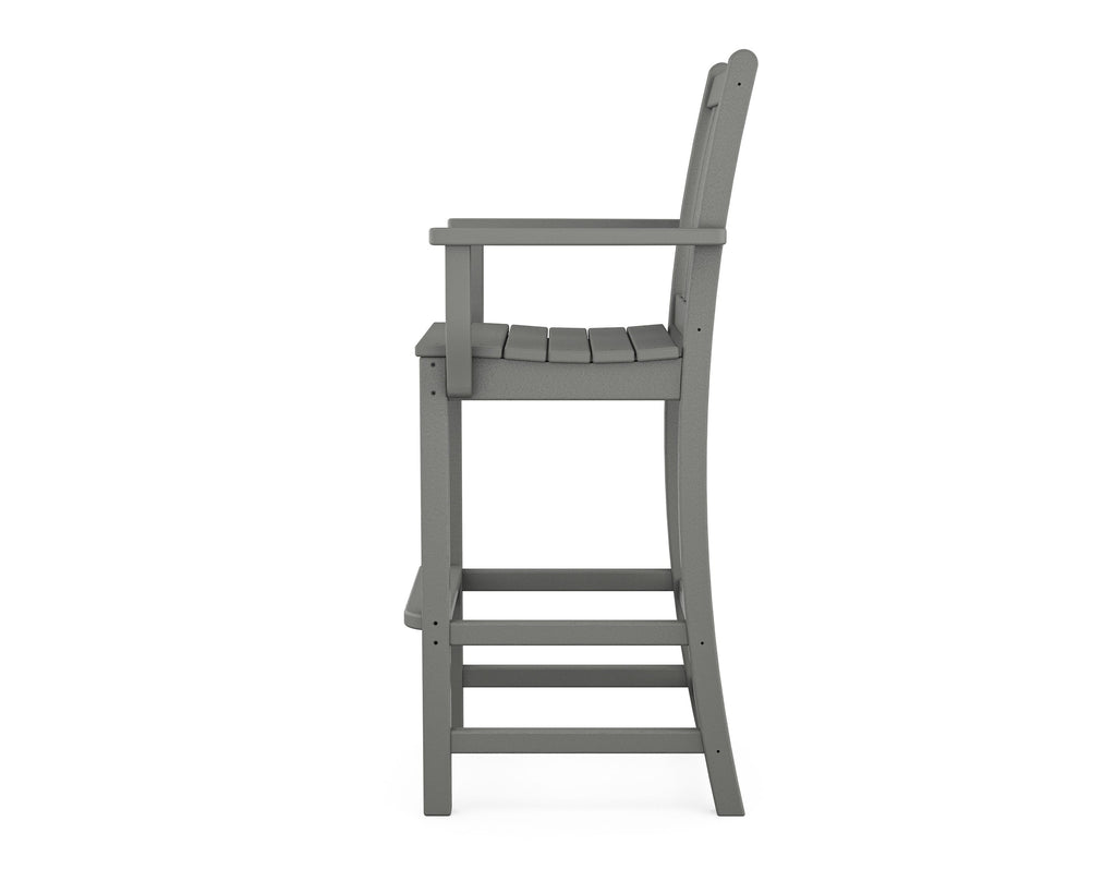 Traditional Garden Bar Arm Chair