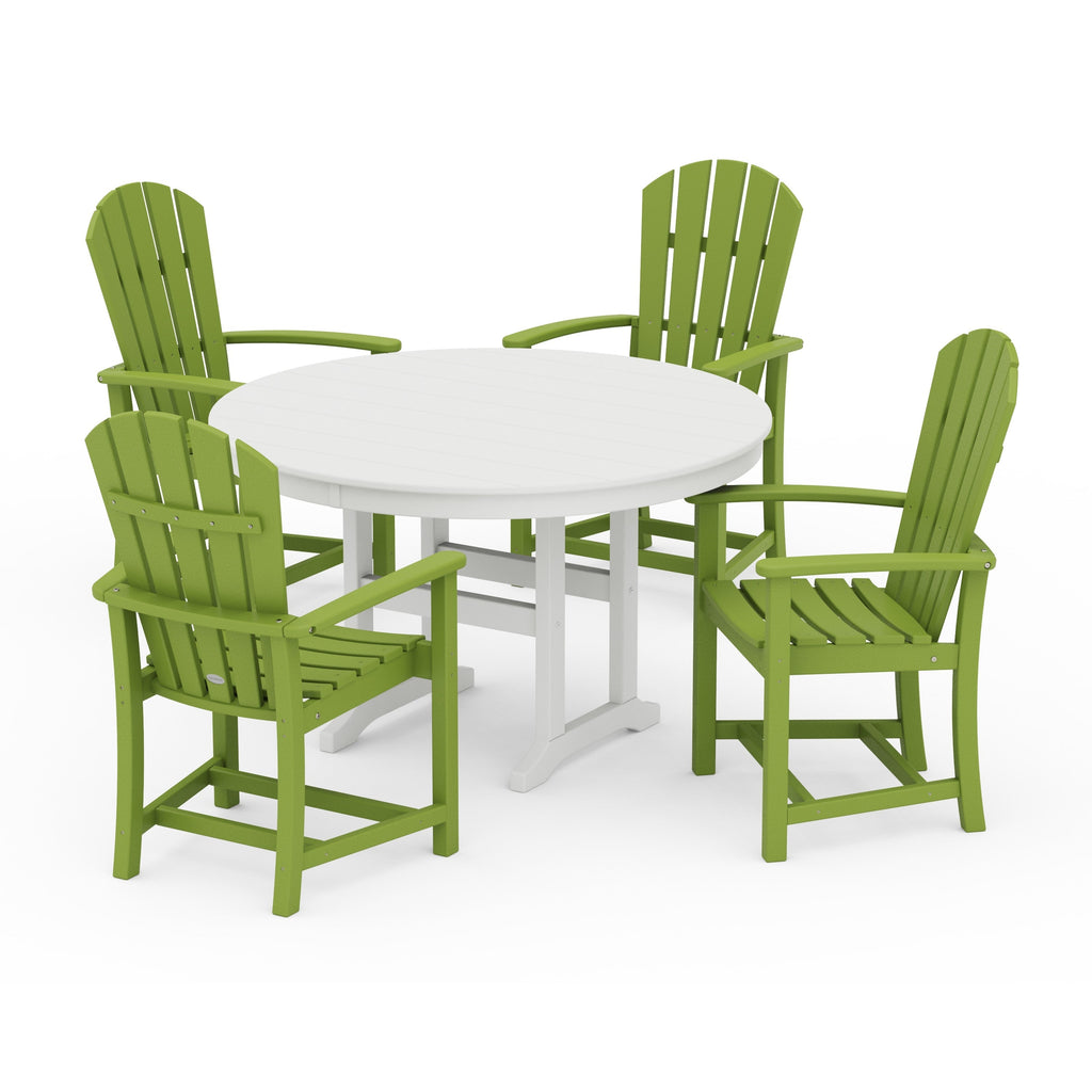 Palm Coast 5-Piece Round Farmhouse Dining Set