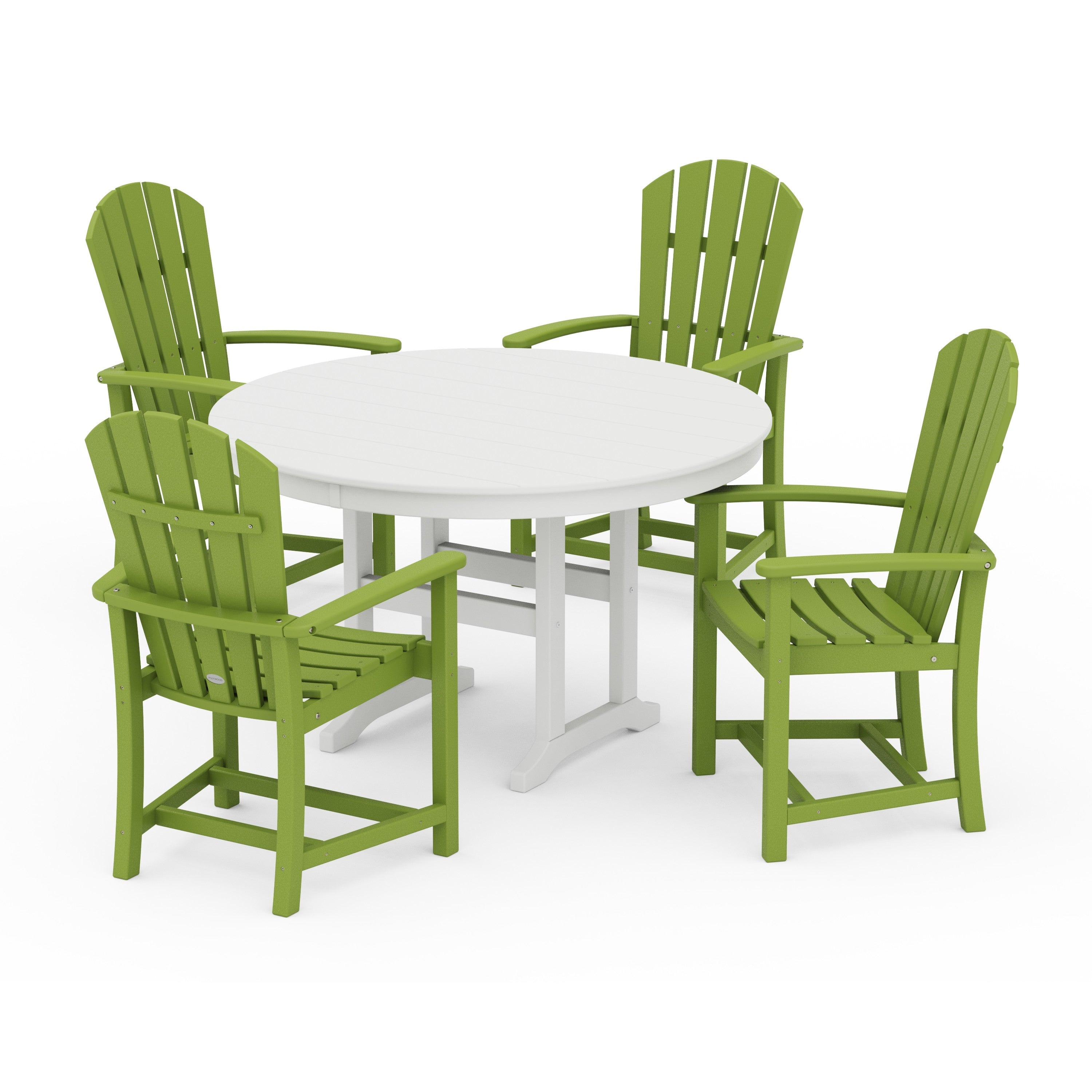 Palm Coast 5-Piece Round Farmhouse Dining Set