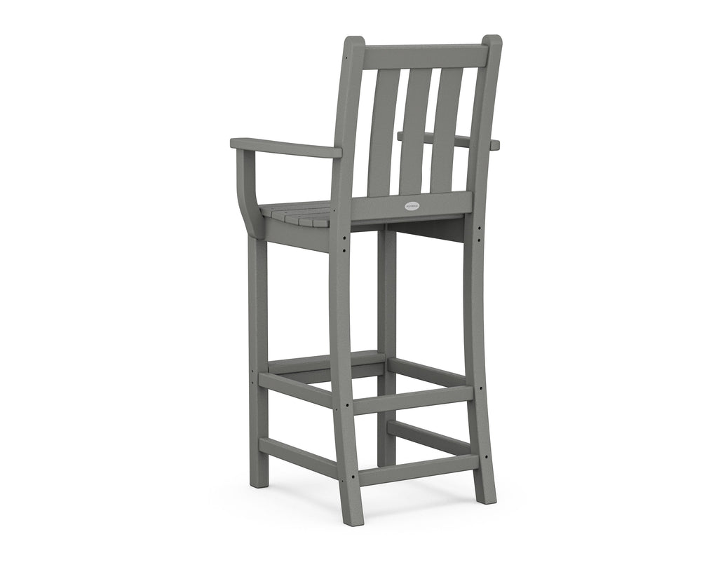 Traditional Garden Bar Arm Chair