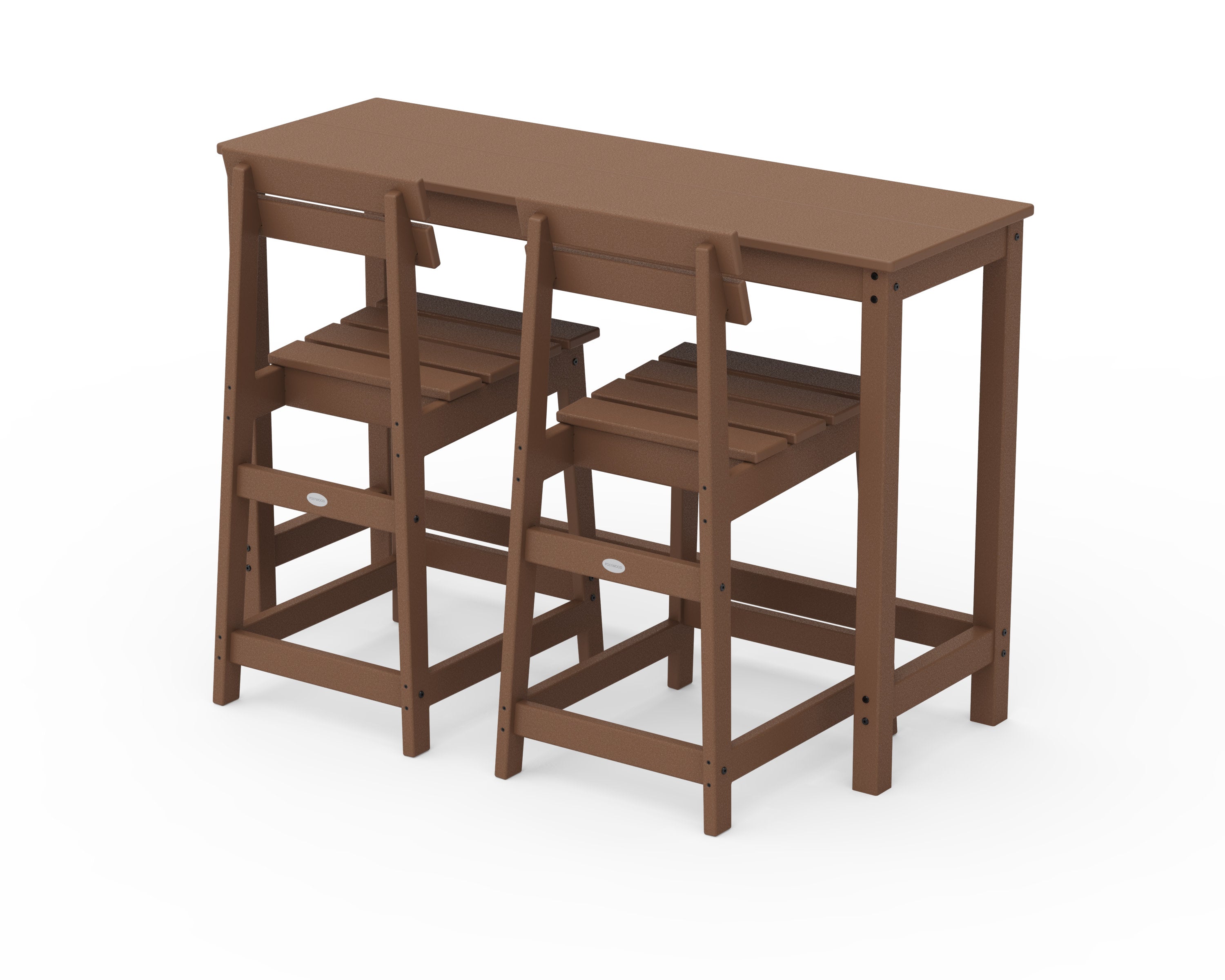 Modern Studio Plaza Counter Chair 3-Piece Balcony Set
