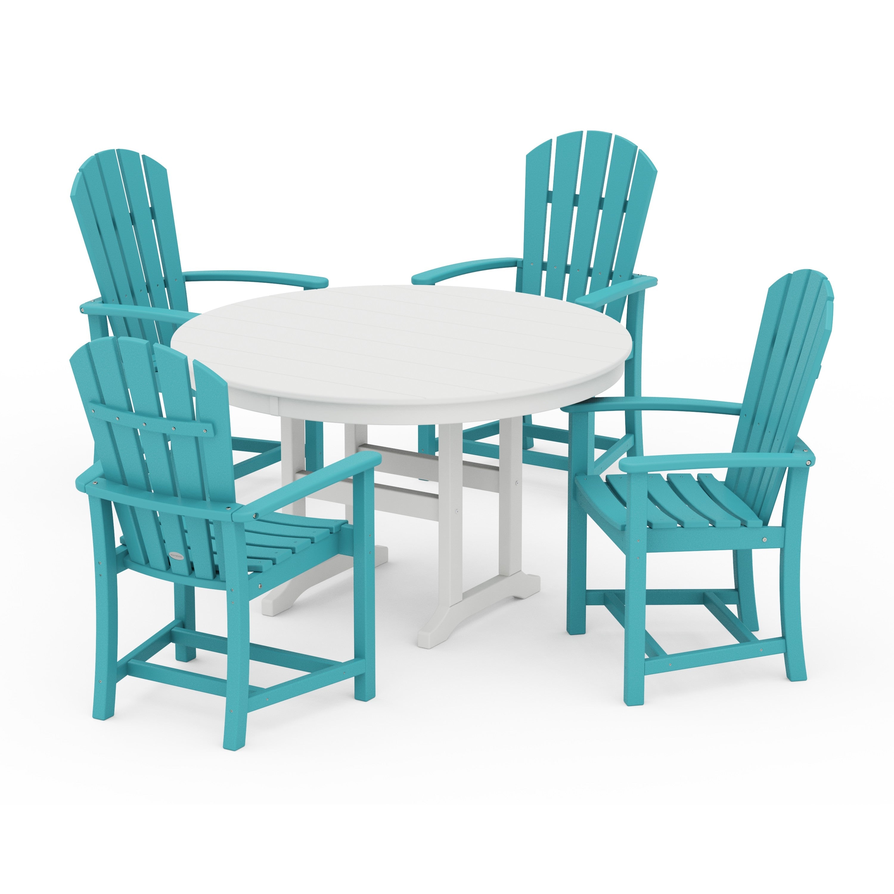 Palm Coast 5-Piece Round Farmhouse Dining Set